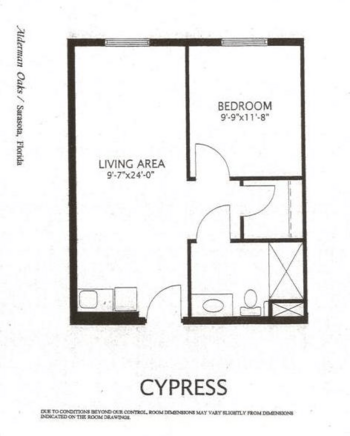 Floorplan of Alderman Oaks, Assisted Living, Sarasota, FL 3