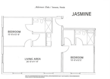Floorplan of Alderman Oaks, Assisted Living, Sarasota, FL 5