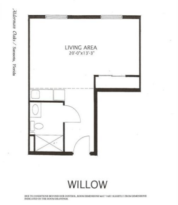 Floorplan of Alderman Oaks, Assisted Living, Sarasota, FL 6