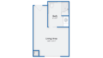 Floorplan of Benchmark Senior Living at Woburn, Assisted Living, Woburn, MA 1