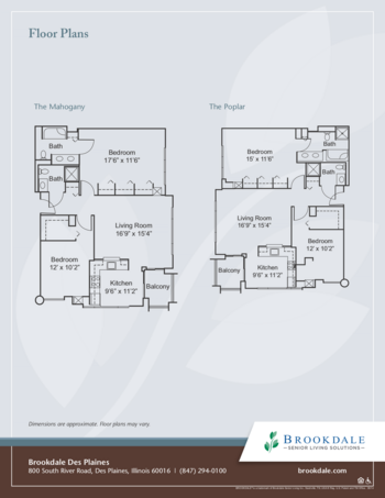Floorplan of Brookdale Des Plaines, Assisted Living, Des Plaines, IL 5