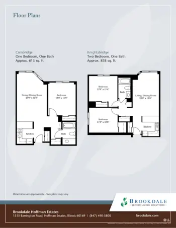 Floorplan of Brookdale Hoffman Estates, Assisted Living, Hoffman Estates, IL 3