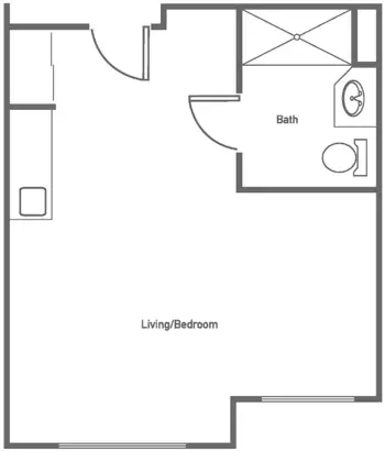 Floorplan of Caldwell House, Assisted Living, Troy, OH 3