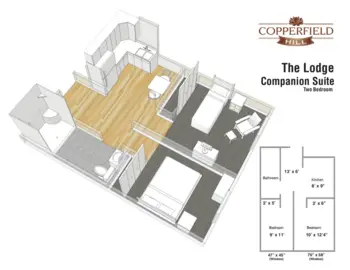 Floorplan of Copperfield Hill, Assisted Living, Memory Care, Robbinsdale, MN 2