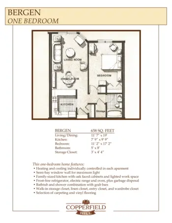 Floorplan of Copperfield Hill, Assisted Living, Memory Care, Robbinsdale, MN 3