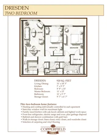 Floorplan of Copperfield Hill, Assisted Living, Memory Care, Robbinsdale, MN 4