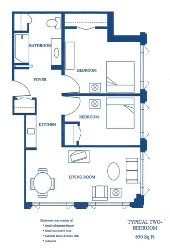 Floorplan of Eisenberg Assisted Living, Assisted Living, Worcester, MA 2
