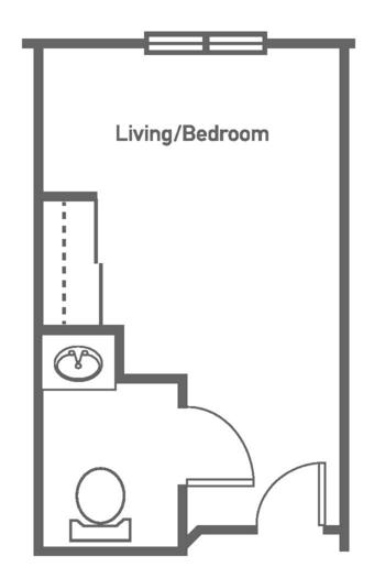 Floorplan of Falls River Village, Assisted Living, Raleigh, NC 4