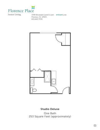 Floorplan of Florence Place, Assisted Living, Memory Care, Florence, SC 2