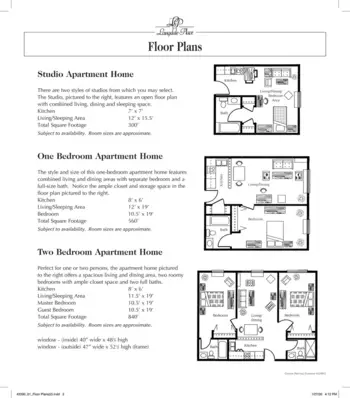 Floorplan of Langdale Place, Assisted Living, Valdosta, GA 3