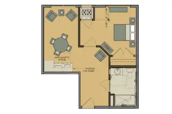 Floorplan of Morningstar of Boulder, Assisted Living, Boulder, CO 1