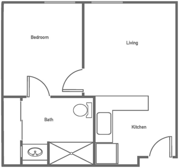 Floorplan of Pavilion at Great Hills, Assisted Living, Austin, TX 1