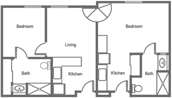 Floorplan of Pavilion at Great Hills, Assisted Living, Austin, TX 3