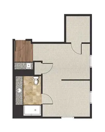 Floorplan of Provident Village at Canton, Assisted Living, Canton, GA 4