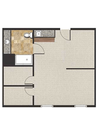 Floorplan of Provident Village at Canton, Assisted Living, Canton, GA 6