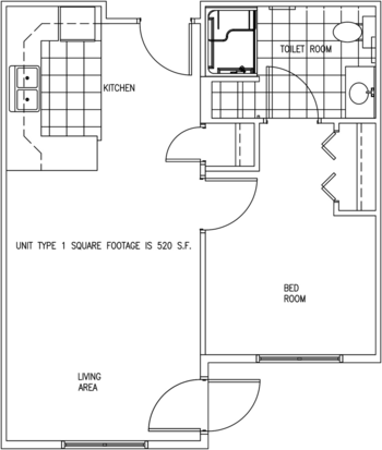 Floorplan of Riverside Senior Living, Assisted Living, Charles City, IA 1