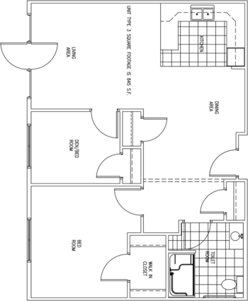 Floorplan of Riverside Senior Living, Assisted Living, Charles City, IA 2