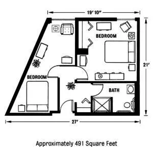 Floorplan of Tall Oaks Assisted Living, Assisted Living, Memory Care, Reston, VA 8
