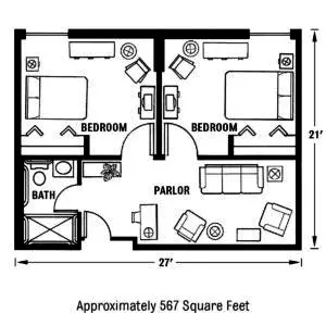 Floorplan of Tall Oaks Assisted Living, Assisted Living, Memory Care, Reston, VA 9
