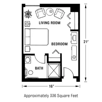 Floorplan of Tall Oaks Assisted Living, Assisted Living, Memory Care, Reston, VA 4