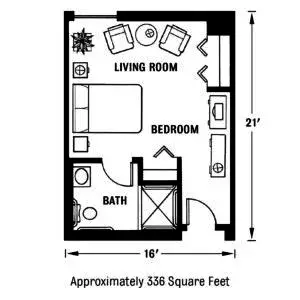 Floorplan of Tall Oaks Assisted Living, Assisted Living, Memory Care, Reston, VA 13