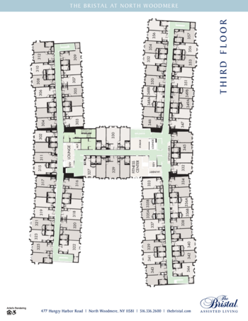 Floorplan of The Bristal at North Woodmere, Assisted Living, Valley Stream, NY 7