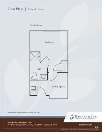 Floorplan of Brookdale Morehead City, Assisted Living, Morehead City, NC 2