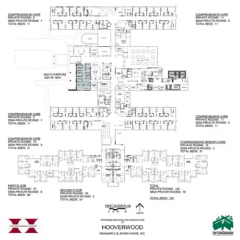 Floorplan of Hooverwood, Assisted Living, Indianapolis, IN 1
