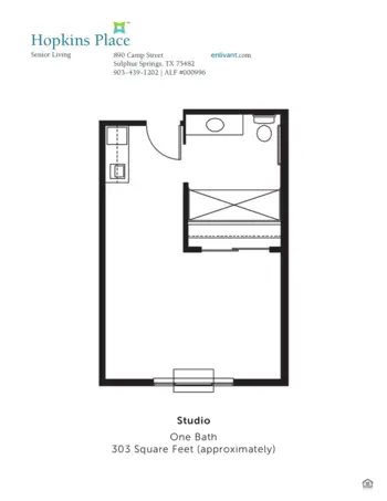 Floorplan of Hopkins Place, Assisted Living, Sulphur Springs, TX 1