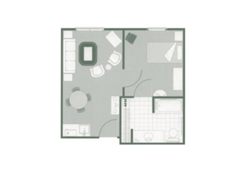 Floorplan of Morningside of Beaufort, Assisted Living, Beaufort, SC 2