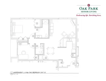 Floorplan of Oak Park Senior Living, Assisted Living, Memory Care, Oak Park Heights, MN 2
