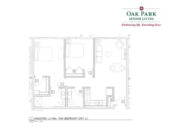 Floorplan of Oak Park Senior Living, Assisted Living, Memory Care, Oak Park Heights, MN 8