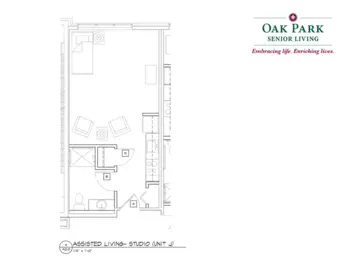 Floorplan of Oak Park Senior Living, Assisted Living, Memory Care, Oak Park Heights, MN 14