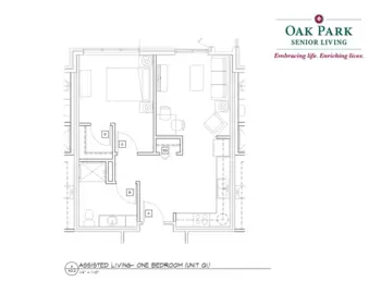 Floorplan of Oak Park Senior Living, Assisted Living, Memory Care, Oak Park Heights, MN 15