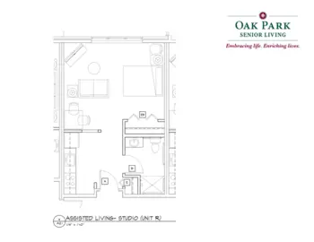 Floorplan of Oak Park Senior Living, Assisted Living, Memory Care, Oak Park Heights, MN 16