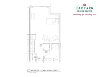 Floorplan of Oak Park Senior Living, Assisted Living, Memory Care, Oak Park Heights, MN 18