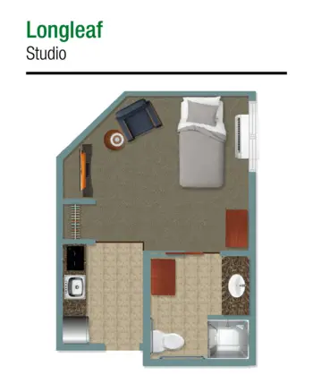 Floorplan of Peaceful Pines Senior Living, Assisted Living, Rapid City, SD 4