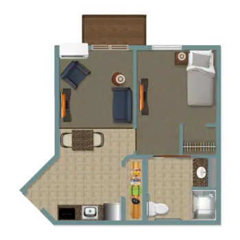Floorplan of Peaceful Pines Senior Living, Assisted Living, Rapid City, SD 16