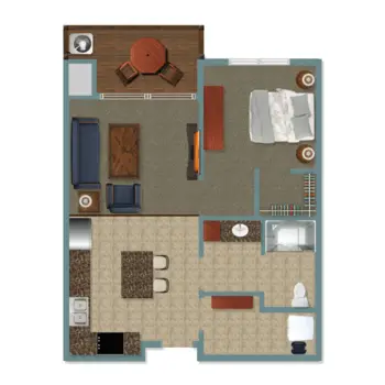 Floorplan of Peaceful Pines Senior Living, Assisted Living, Rapid City, SD 8