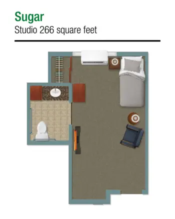 Floorplan of Peaceful Pines Senior Living, Assisted Living, Rapid City, SD 17