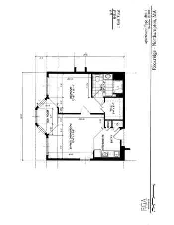 Floorplan of Rockridge Retirement Community, Assisted Living, Northampton, MA 6