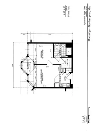 Floorplan of Rockridge Retirement Community, Assisted Living, Northampton, MA 7