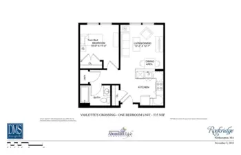 Floorplan of Rockridge Retirement Community, Assisted Living, Northampton, MA 8