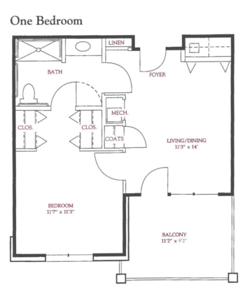Floorplan of Royal Oaks, Assisted Living, Adrian, GA 2