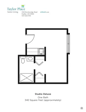 Floorplan of Taylor Place, Assisted Living, Findlay, OH 2