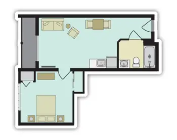 Floorplan of The Ashford of Mount Washington, Assisted Living, Cincinnati, OH 6