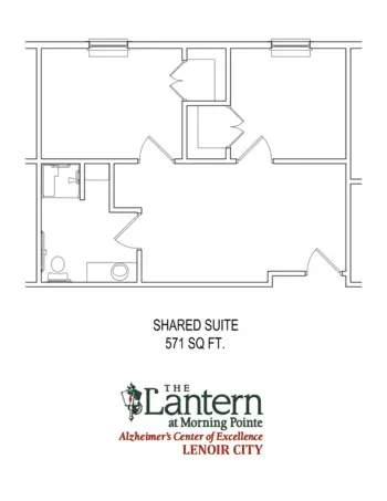 Floorplan of The Lantern at Morning Pointe at Lenoir City, Assisted Living, Memory Care, Lenoir City, TN 1