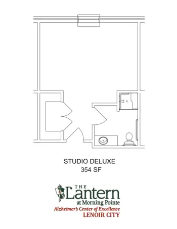 Floorplan of The Lantern at Morning Pointe at Lenoir City, Assisted Living, Memory Care, Lenoir City, TN 2