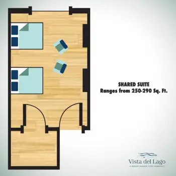 Floorplan of Vista Del Lago, Assisted Living, Memory Care, Escondido, CA 2