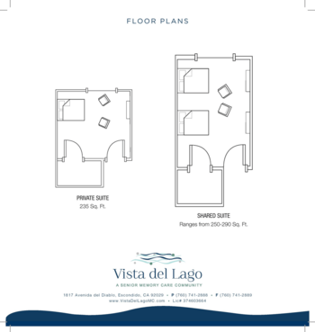 Floorplan of Vista Del Lago, Assisted Living, Memory Care, Escondido, CA 3